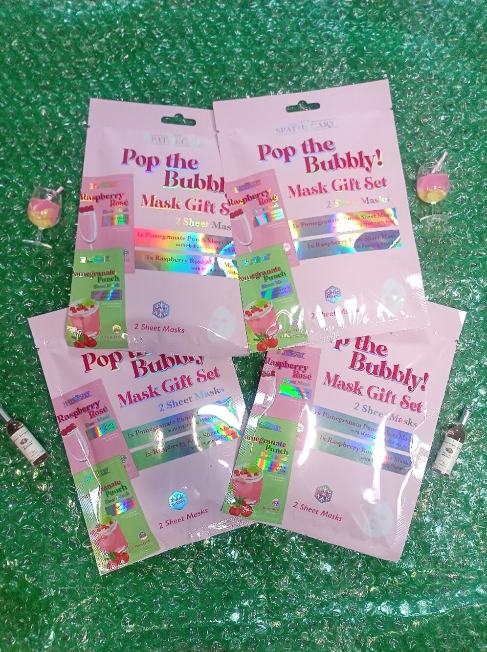 Pop The Bubbly Mask Gift Set